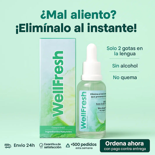 Well Fresh | Elimina bacterias causantes del mal olor desde la raíz